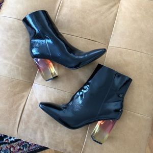 Mango Patent Leather Boots